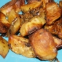 Картошка запеченная с чесноком